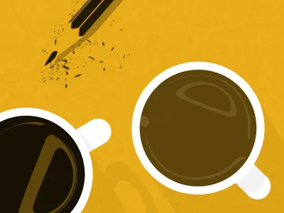 Homepage coffee Illustration coffee every interaction illustration portfolio responsive