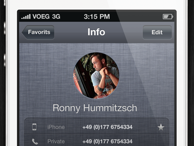iPhone LionPhone app gui ios iphone phone photoshop ui