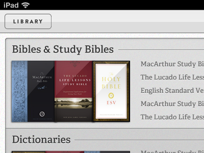 Olive Tree Ipad Store Categories app buttons ipad olive tree products store touch