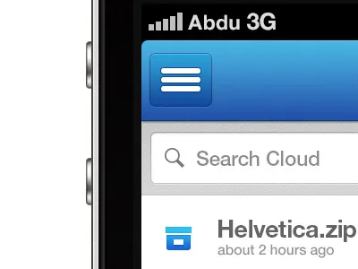 Cloudapp Main app blue brand cloud cloudapp design fun logo services share ui unofficial