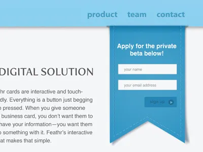 Feathr App feathr mobile application ribbon stitching