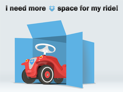 Dropcar bobby car cloud dropbox free space playoff rebound ride