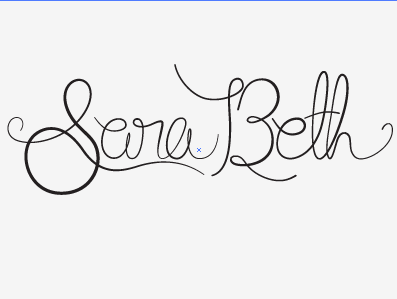 Script Advice cursive illustrator lettering pen tool typography vector