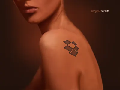 Dropbox for Life dribbble dropbox painting playoff tattoo