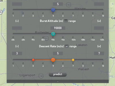 Balloon Tracker adler balloon day hack interface planetarium science slider tracker