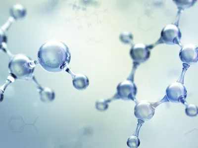 C6H5OH 3d chemistry molecule render