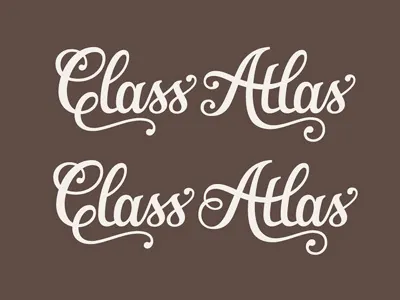 Script progress custom type elegant hand drawn lettering logo logotype process revisions script type typography wip wordmark