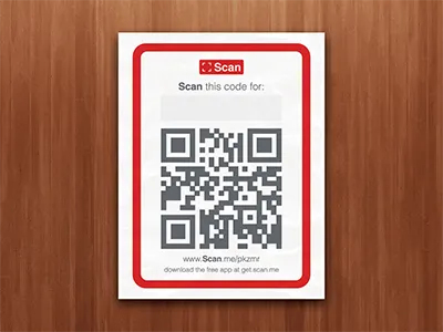Store Sign - Feedback Plz blue blur brown business card dribbble grey highlight instagram pink qr code scan social twitter