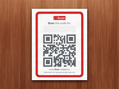 Store Sign - Feedback Plz blue blur brown business card dribbble grey highlight instagram pink qr code scan social twitter
