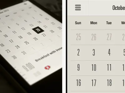 Anchor ⚓ anchor calendar ios iphone journal ui
