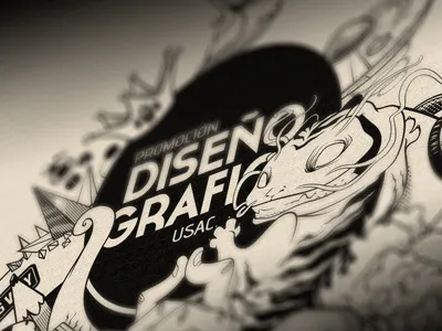 Design Promo 2012 college composition design illustrator lineart promo t shirt vector wolf em