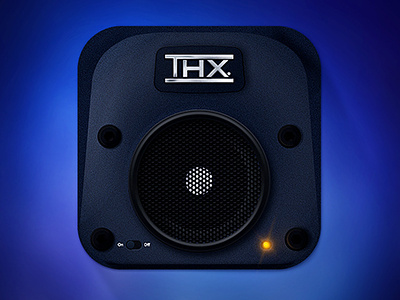 THX® Speakers App icon app application appstore black cs6 debut debut shot detail details fun gray icon icons ios ipad iphone led photoshop realistic retina sound speaker surround texture thx wood