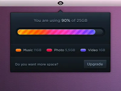 Space progress bar bar button progress rainbow. space upgrade