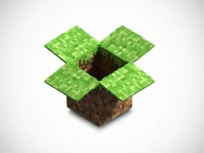 Dropbox Minecraft Icon dropbox icon icons minecraft