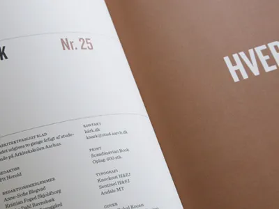 Intro Credits grid print typography