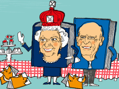 Jubilee Book Sale By Violawang illustration jubilee queen