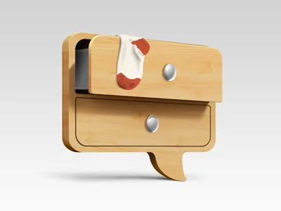 Wardrobe community icon commode community icon sock wardrobe wood