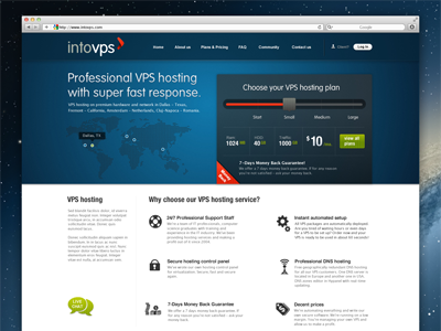 Intovps back buy drag hosting intovps money plans pricing progress ui vps