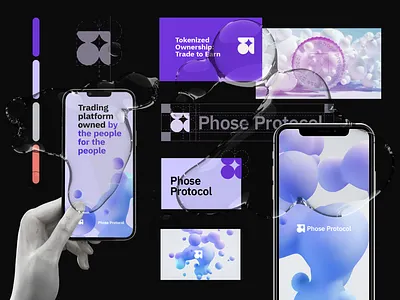 Phose Protocol - Branding for the new crypto protocol brand brand design brand designer brand guideline brand identity branding coin crypto crypto protocol exchange graphic design identity logo logo design logo designer logotype nft phenomenon platform protocol