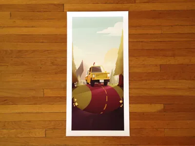 Pizza Planet Truck - Print california colin hesterly fun time illustration illustrator photoshop pixar pizza planet truck the road to pixar