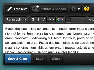 Text Edit dialog edit modal nothingtoofancy standard text window
