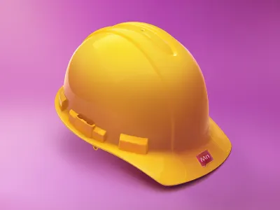 Yellow helmet helmet yellow