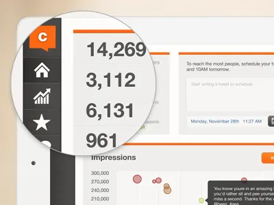 Crowdbooster iPad App crowdbooster ios ipad mobile ui ux