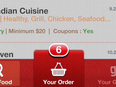 GrubHub Fun Redesign fun mobile redesign