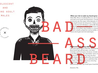 BadAss Beard illustration