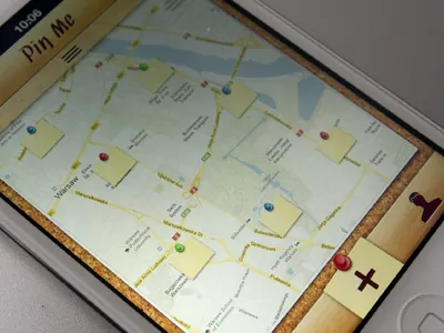 Pin Me cork ios pin ui wood