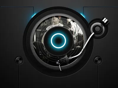 Music turntable dj mixer music turntable