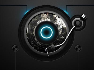 Music turntable dj mixer music turntable