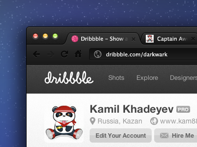 Dark side of the Chrome chrome dark darth gui osx starwars vader