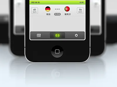 Which one do you like better? app football ios iphone soccer ui