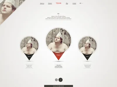 TOXA - Website Purposal moinzek purposal toxa webdesign