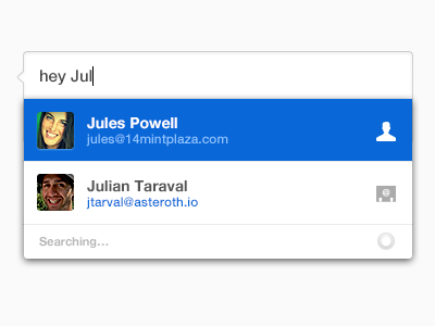 Did I mention? autocomplete avatar contact feed group mention person productivity project publisher search typeahead user