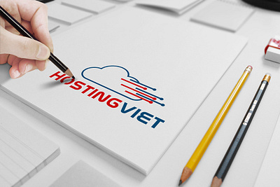 LOGO DESIGN - HOSTING VIET design graphic design logo