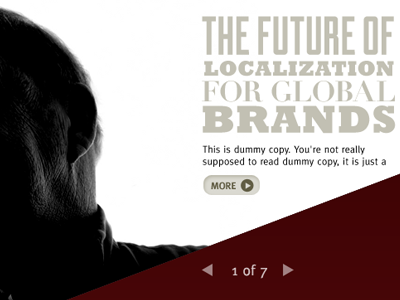Never-made-it re-design option for Moroch website-v2 parallax rejected web