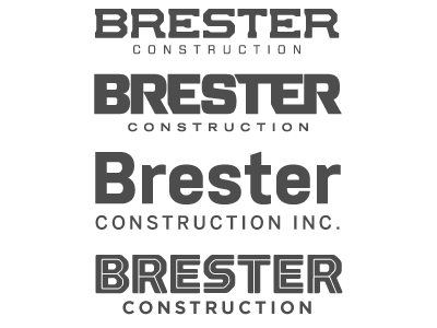 Brester Type branding custom type design exploration lettering type