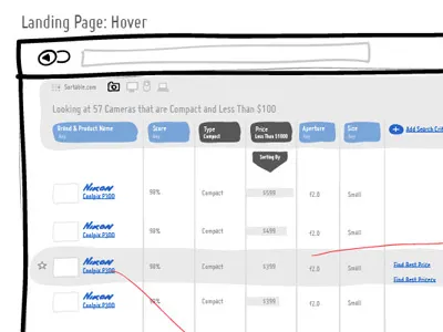 Faceted Search Sketch sketch ui