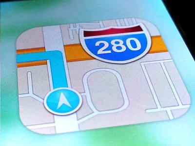 IOS6 Maps icon apple icon ios ios6 ipad iphone map maps