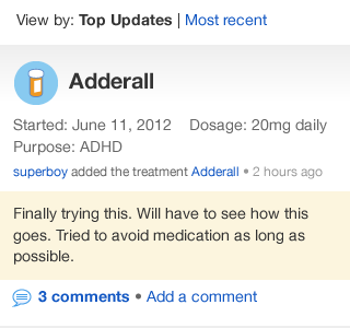 Mobile Journaling mobile patientslikeme wow week