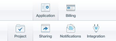 Popcons billing config icons interstate interstateapp notifications popup project settings sharing