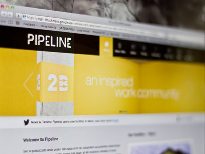 Pipeline Screen demo design header icons menu navigation ui user interface web site website