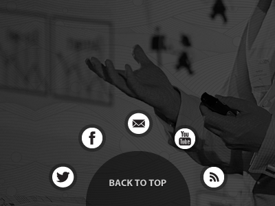 Back to top back to top blog circles dark email facebook footer footer navigation navigation rss social social network texture twitter waves youtube