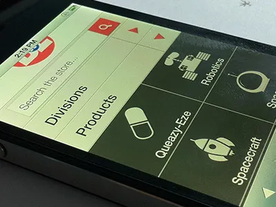 Buy N Large Mobile clean ecommerce icons ios iphone mobile simple ui