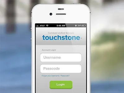 Login buttons dashboard ios login monitoring ui