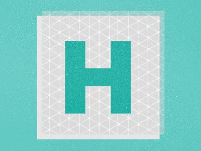 hhhhhhhhello h logo texture triangles