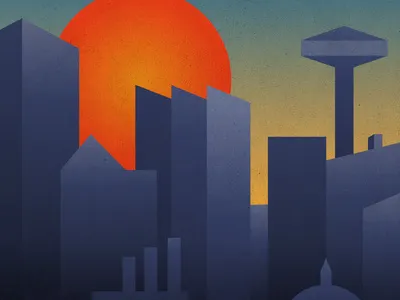 Gig poster section design illustration poster print texture