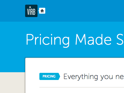 New Header design icon museo slate ui virb